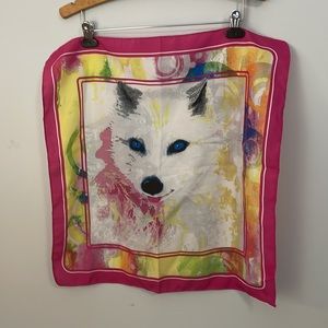 Kellogg’s Little Brownie Bakers / Girl Scouts White Wolf Tie Dye Scarf Bandana